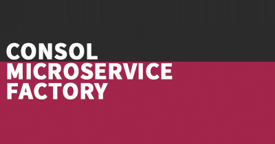 Schriftzug: ConSol Microservice Factory